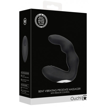 Stimulateur de prostate vibrant BENT 10 Vibrations