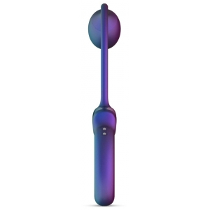 Cockring et Plug vibrant ECLIPSE de Hueman 6.5 cm