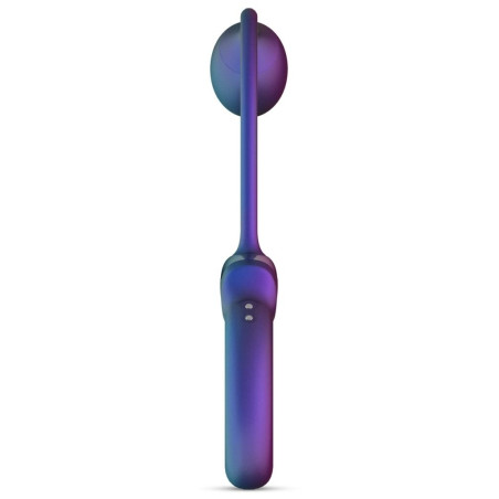 Cockring et Plug vibrant ECLIPSE de Hueman 6.5 cm