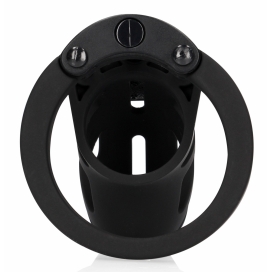 Cage de chasteté en silicone ManCage Modèle 23 Noire 2