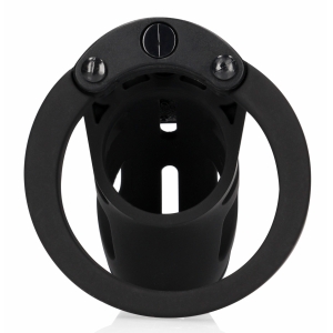 Cage de chasteté en silicone ManCage Modèle 23 Noire