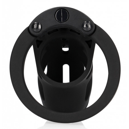 Cage de chasteté en silicone ManCage Modèle 23 Noire