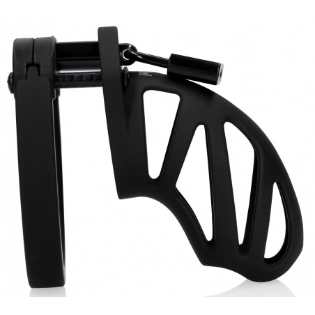 Cage de chasteté en silicone ManCage Modèle 24 Noire