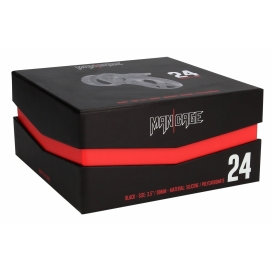 Cage de chasteté en silicone ManCage Modèle 24 Noire 2