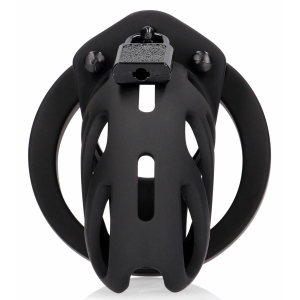 Cage de chasteté en silicone ManCage Modèle 24 Noire