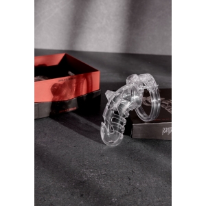 Cage de chasteté ManCage Modèle 26 Transparente 11.5 x 3.5 cm