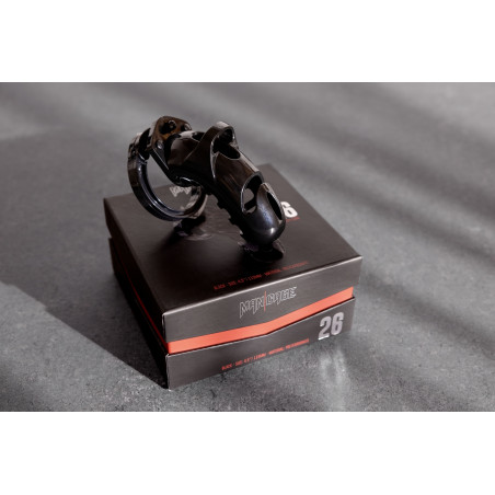 Cage de chasteté ManCage Modèle 26 Noire 11.5 x 3.5 cm