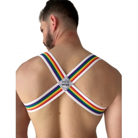 Harnais élastique PRIDE ETERNITY Blanc 2