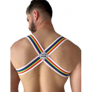 Harnais élastique PRIDE ETERNITY Blanc