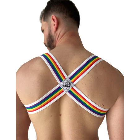 Harnais élastique PRIDE ETERNITY Blanc