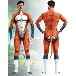 Combinaison Cosplay Chien Fantasy WILD DOG Orange