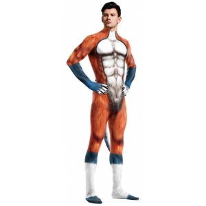 Combinaison Cosplay Chien Fantasy WILD DOG Orange