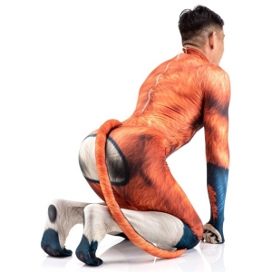 Combinaison Cosplay Chien Fantasy WILD DOG Orange