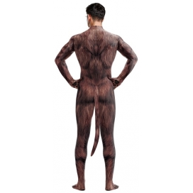 Combinaison Cosplay Loup-Garou WEREWOLF Marron 2