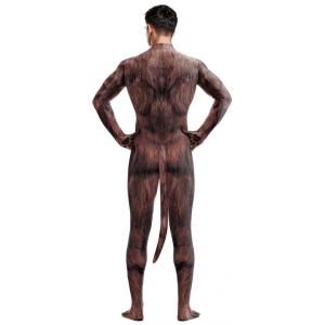 Combinaison Cosplay Loup-Garou WEREWOLF Marron