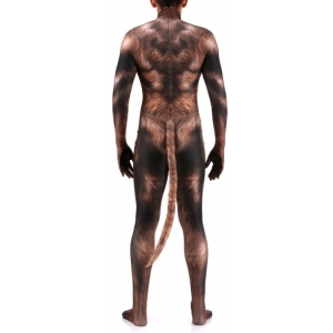 Combinaison Cosplay Loup-Garou WEREWOLF Marron
