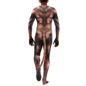 Combinaison Cosplay Loup-Garou WEREWOLF Marron