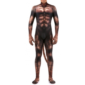 Combinaison Cosplay Loup-Garou WEREWOLF Marron