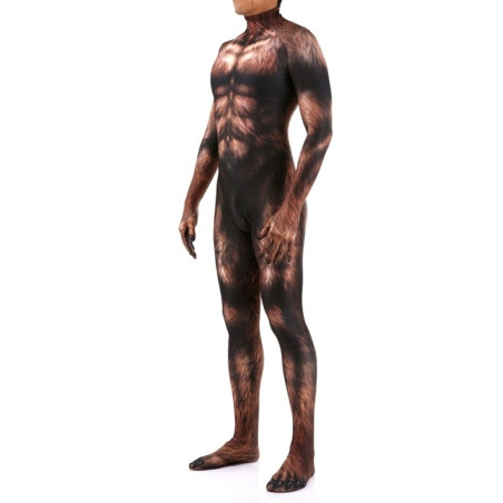 Combinaison Cosplay Loup-Garou WEREWOLF Marron