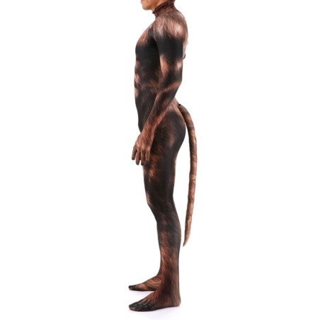Combinaison Cosplay Loup-Garou WEREWOLF Marron