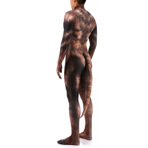 Combinaison Cosplay Loup-Garou WEREWOLF Marron