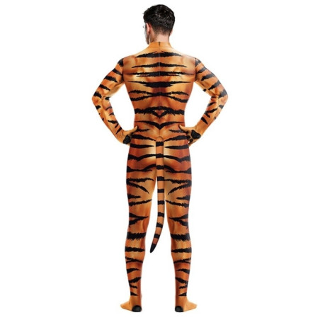 Combinaison de Cosplay Tigre TIGER Orange Marron