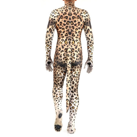 Combinaison Cosplay LEOPARD avec imitation fourrure