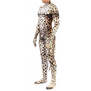 Combinaison Cosplay LEOPARD avec imitation fourrure