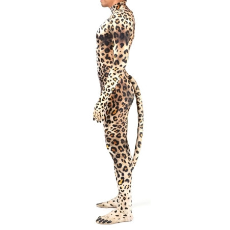 Combinaison Cosplay LEOPARD avec imitation fourrure