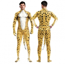 Combinaison Cosplay MARSUPILAMI Jaune et taches noires