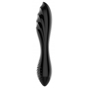 Gode en verre DAZZLING CRYSTAL 1 Noir de Satisfyer