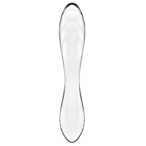 Gode en verre DAZZLING CRYSTAL 1 de Satisfyer Transparent