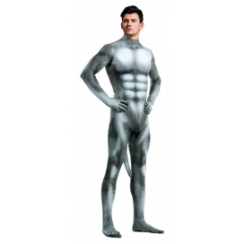 Combinaison Cosplay Loup WOLF Gris 2