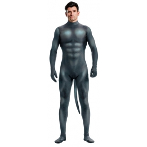 Combinaison Cosplay DOG Gris bleu pour le Puppy Play