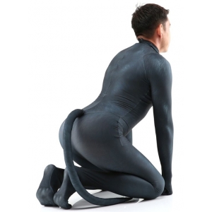 Combinaison Cosplay DOG Gris bleu pour le Puppy Play