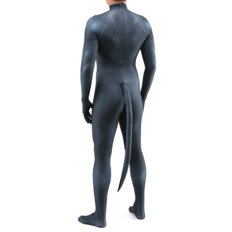 Combinaison Cosplay DOG Gris bleu pour le Puppy Play