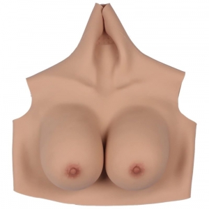 Buste Seins Silicone | Col haut | Bonnet C