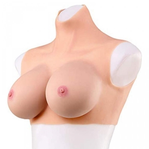 Buste Seins Silicone | Col haut | Bonnet G