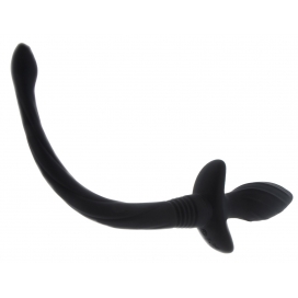 Plug Vibrant Queue de Chien WIGGLE TAIL Noir  2