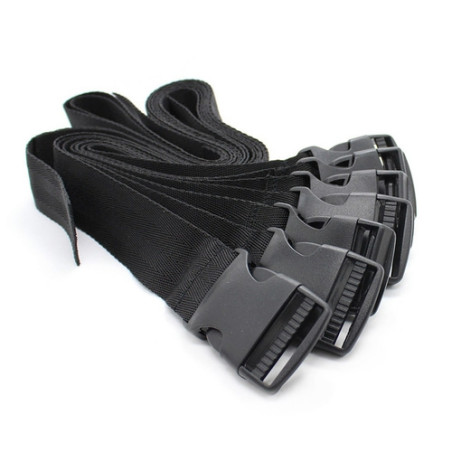Lot de 7 sangles attaches CAMISOLE CLIPS Noires