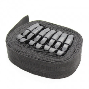 Lot de 7 sangles attaches CAMISOLE CLIPS Noires