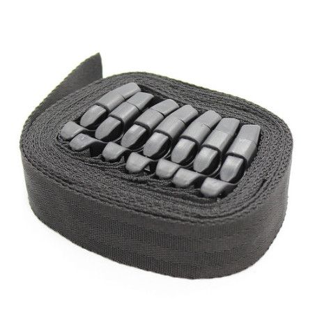 Lot de 7 sangles attaches CAMISOLE CLIPS Noires