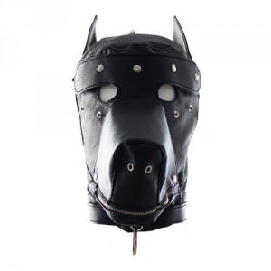 Cagoule Dog avec forme de tête de chien, museau et oreilles
