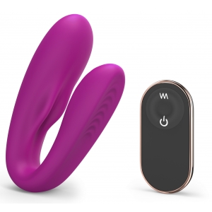 Stimulateur vibrant pour couple MATCH UP Love to Love Fuchsia