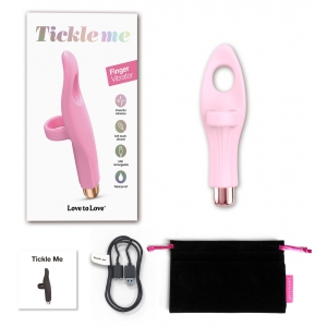 Stimulateur de clitoris TICKLE ME Love to Love Rose