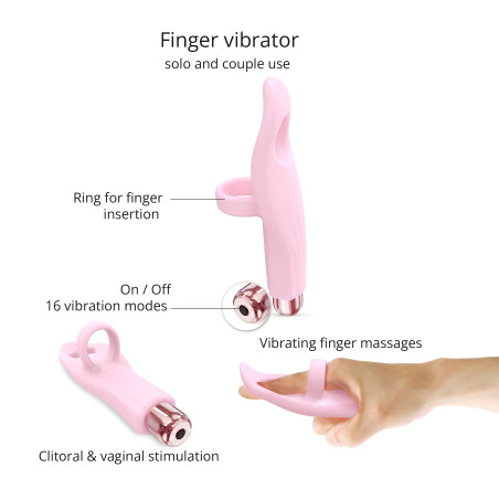 Stimulateur de clitoris TICKLE ME Love to Love Rose
