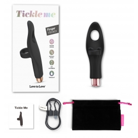 Stimulateur de clitoris TICKLE ME Love to Love Noir 2