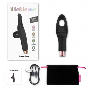 Stimulateur de clitoris TICKLE ME Love to Love Noir