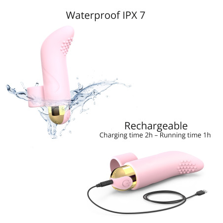 Vibro de doigt TOUCH ME Love to Love Rose