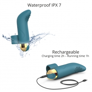 Vibro de doigt TOUCH ME Love to Love Bleu